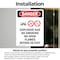 Signmission Explosive Gas No Smoking Danger Sign, Vinyl Decal, 10in W x 14in L, 2PK OS-2PACK-DS-D-1014-V-1209 - alternate 4